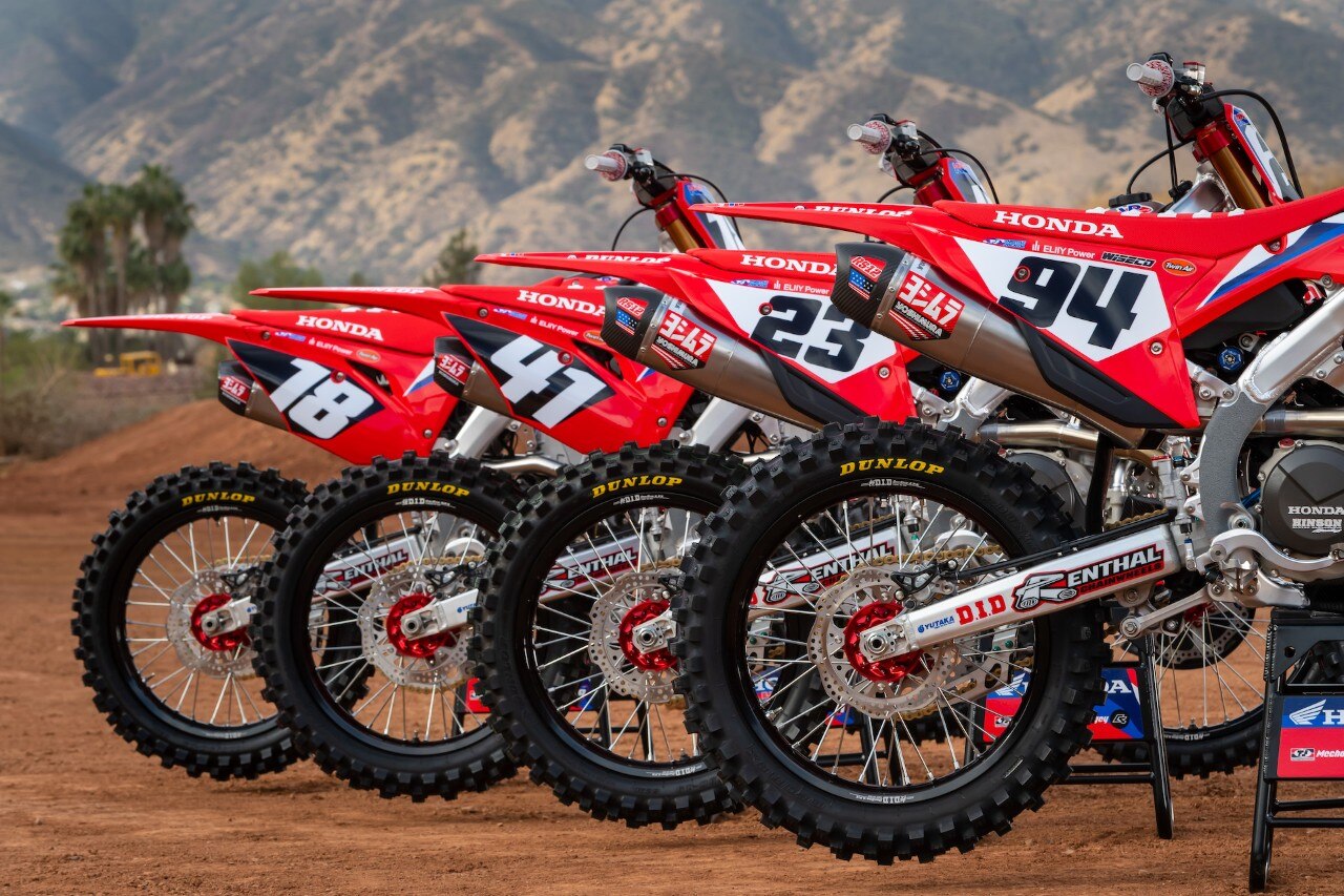 Team Honda HRC 2021 shootout